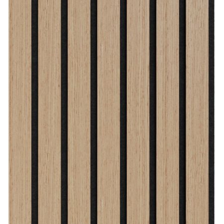 Акустические панели Ликорн на черном войлоке шпон Дуб Светлый 300х9х2800 мм