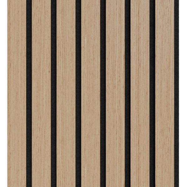 Акустические панели Ликорн на черном войлоке шпон Дуб Светлый 300х9х2800 мм