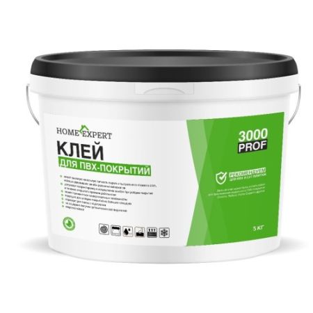Клей для винилового пола Home Expert 3000 PROF водно-дисперсионный 5 кг
