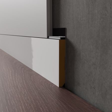 МДФ Вставка в скрытый плинтус 80мм грунт