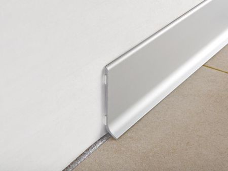 Плинтус Progress profiles напольный BTAA Анодированный Серебро 2м