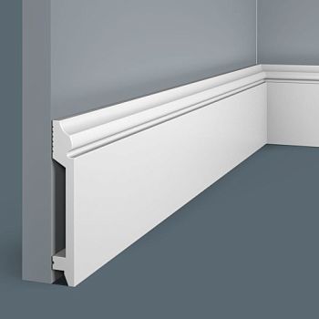 Плинтус под покраску Cosca Decor Экополимер PX026 2000×100×15