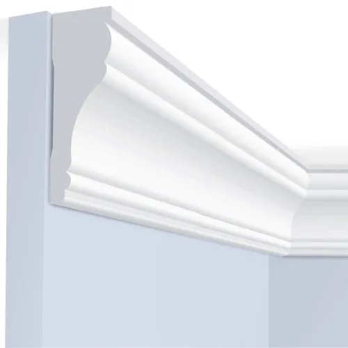 Потолочный плинтус под покраску Hiwood T1011 2000×40×110