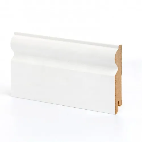 Плинтус МДФ ламинированный Ликорн K-09 белый 2050×97×16
