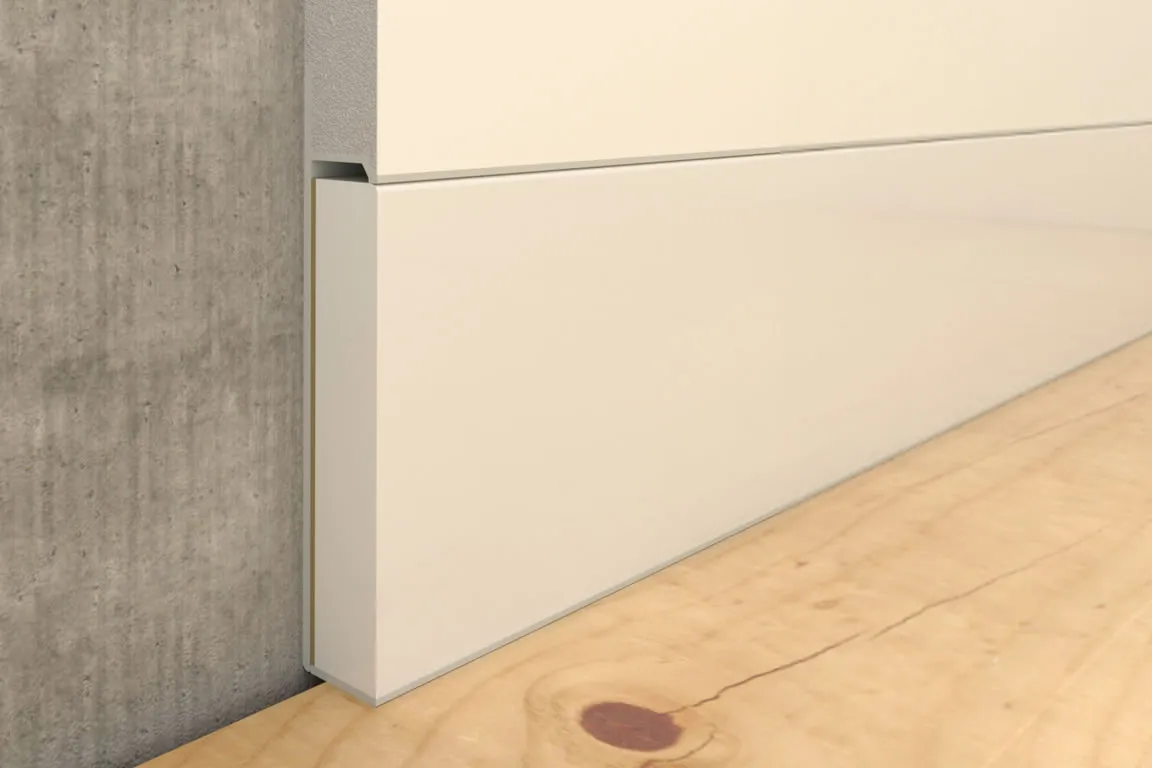 Вставка МДФ в скрытый плинтус под покраску 66 мм Вставка МДФ в скрытый плинтус под покраску 66 мм