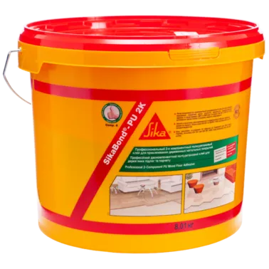 Sika Клей 2-х компонентный полиуретановый для паркета SikaBond PU-2K 9кг