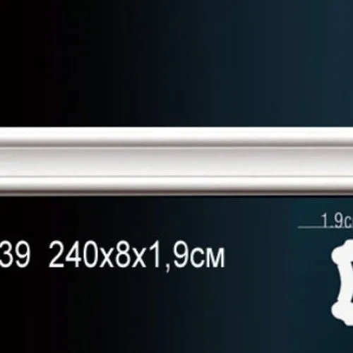 Молдинг под покраску Перфект Плюс AD339 2400×80×19