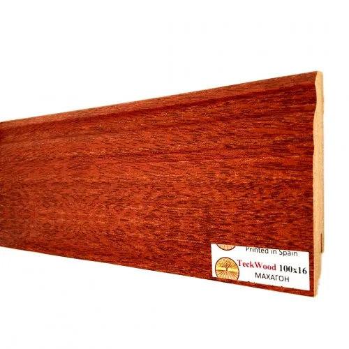 Плинтус МДФ ламинированный TeckWood Махагон 2150×100×16