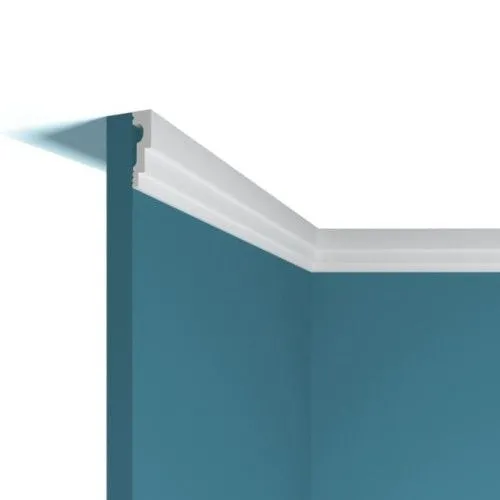 Потолочный плинтус под покраску Перфект Плюс P105 2000×12×42