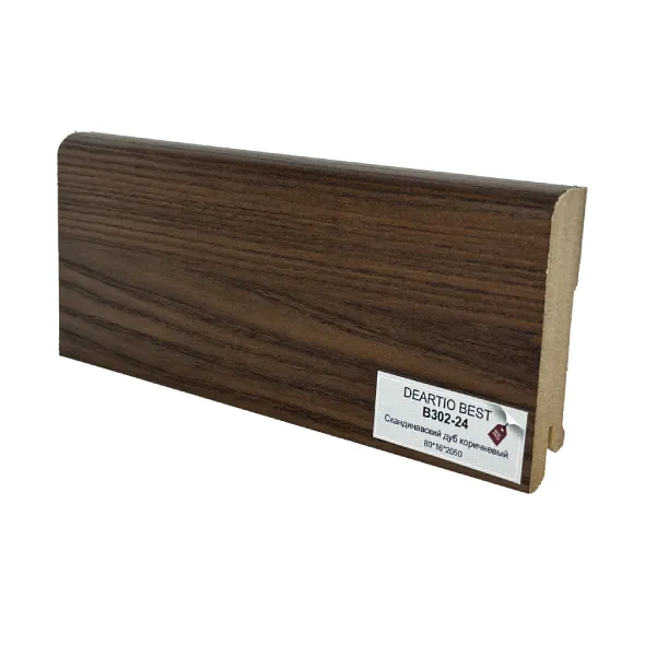 Плинтус DeARTIO B302-24 скандинавский дуб коричневый Плинтус DeARTIO B302-24 скандинавский дуб коричневый