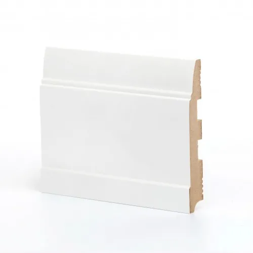 Плинтус МДФ ламинированный Ликорн K-13 белый 2050×150×22 Плинтус МДФ ламинированный Ликорн K-13 белый 2050×150×22