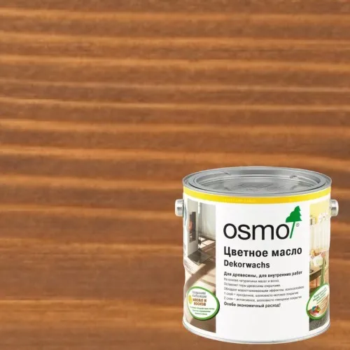 Масло с твердым воском для дерева Osmo Dekorwachs Transparent цвет 3166 Орех шелковисто-матовый 0,22 л
