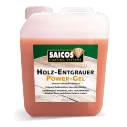Гель Holz-Entgrauer Power-Gel для очищения серого слоя древесины 2,5л