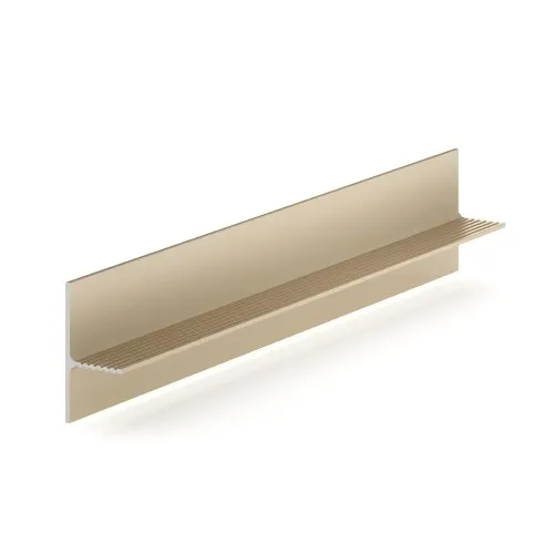 Плинтус алюминиевый теневой Laconistiq Reverse 36 Светлое золото 34-15-300 3000×36×16