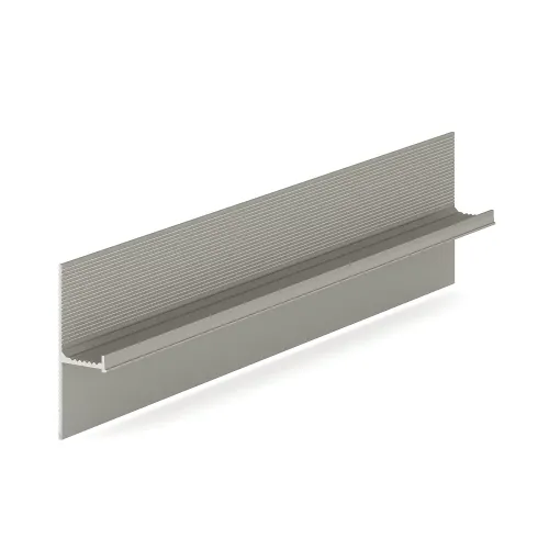 Плинтус алюминиевый теневой Laconistiq Regular 31-100-300 без покрытия 3000×45×15
