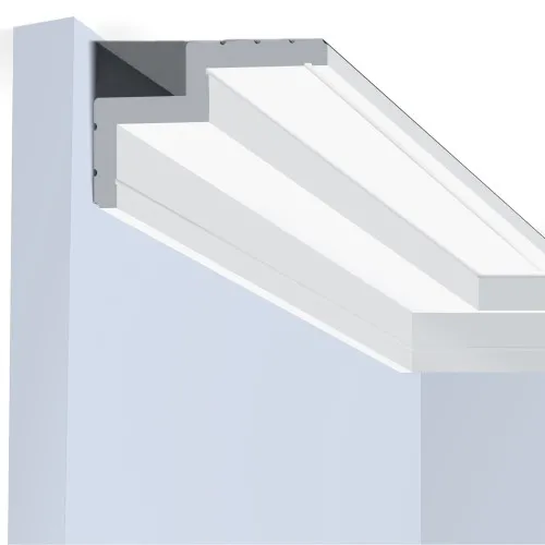 Потолочный плинтус под покраску Hiwood A101 2000×102×62