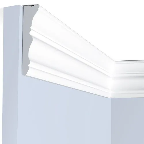 Потолочный плинтус под покраску Hiwood M1707 2000×17×70