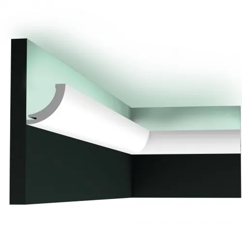 Карниз Orac Decor  с подсветкой Curve C362 50x50 мм