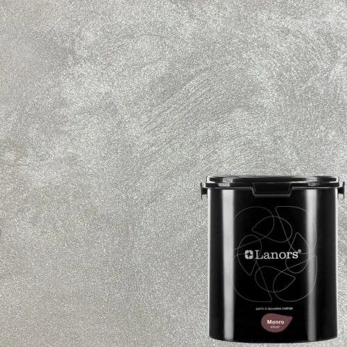 Штукатурка декоративная Lanors Monro Silver MS_074 3 кг