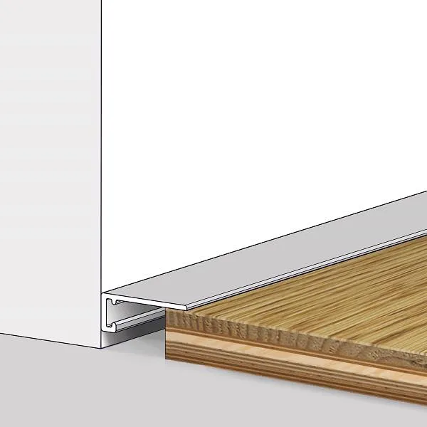 Микроплинтус Лайн Серебро 2,5м Микроплинтус Лайн Серебро 2,5м