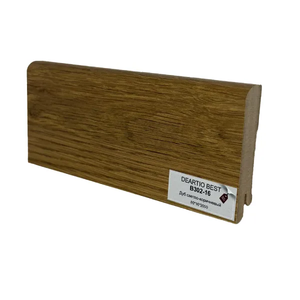 Плинтус DeARTIO B302-16 дуб светло-коричневый Deartio Best Плинтус DeARTIO B302-16 дуб светло-коричневый Deartio Best