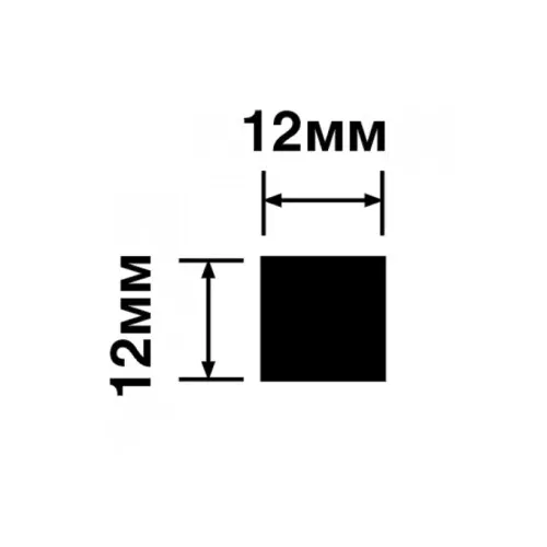 Молдинг из полистирола Hiwood D12V1 S15 2700×12×12