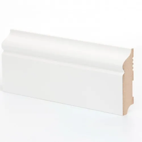 Плинтус МДФ ламинированный Ликорн K-11 белый 2050×80×22 Плинтус МДФ ламинированный Ликорн K-11 белый 2050×80×22