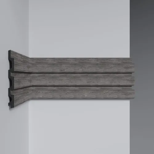 Стеновая панель Decomaster Eco Line D316-87 Дуб титан 2900×122×12
