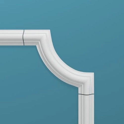 Угловой элемент к молдингу под покраску Перфект Плюс P04-1 160×160×18
