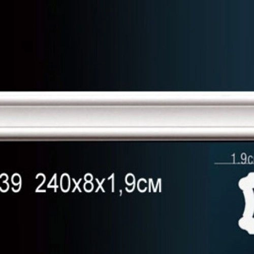 Молдинг под покраску Перфект Плюс AD339 2400×80×19