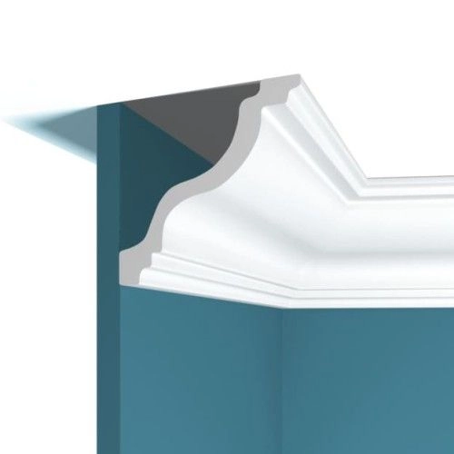 Потолочный плинтус под покраску Перфект Плюс P03 2000×112×114