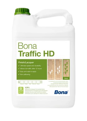 Паркетная химия Bona Лак Bona Traffic HD 2х компонентный  5 л