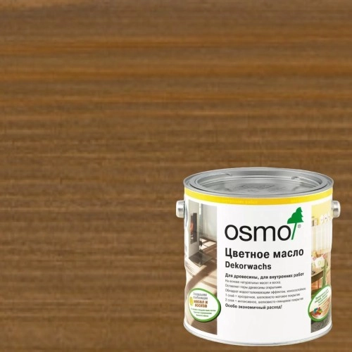 Масло с твердым воском для дерева Osmo Dekorwachs Transparent цвет 3168 Дуб Антик шелковисто-матовый 0,22 л