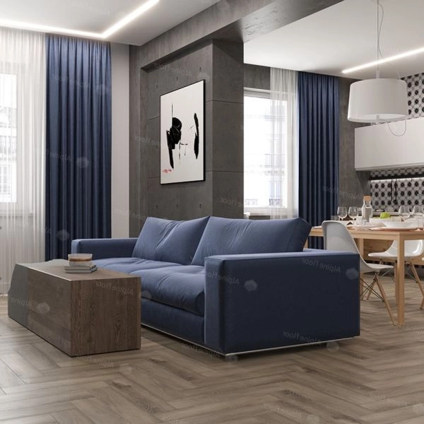 Кварц виниловое покрытие Alpine Floor Parquet Light Дуб Исида ECO 13-15 венгерская елка 600×125×4