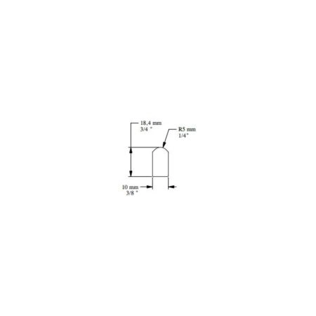 Молдинг ORAC Гибкий PX209F 10x19x2000