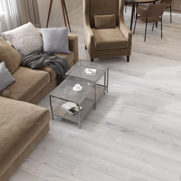 Кварц виниловое покрытие Alpine Floor Premium XL Дуб Морская пена ECO 7-21 1220×183×8