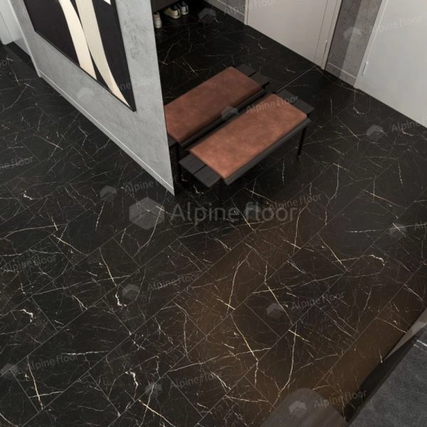 Кварц виниловое покрытие Alpine Floor Stone Mineral Core Неро ECO 4-27 609,6×304,8×4