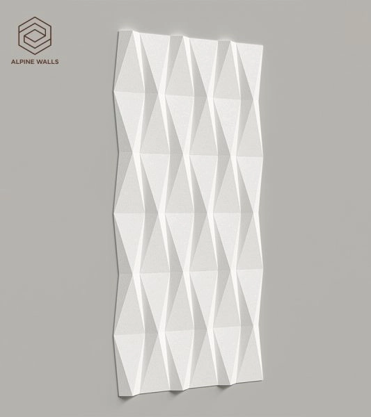 Стеновая панель под покраску Alpine Walls Geometrium  ECOGR0208W  1200*600*25