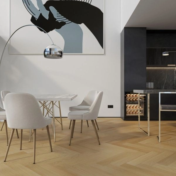 Композитная паркетная доска Quartz Parquet Елка Дуб тоскана 33-407 венгерская елка 635×127×5