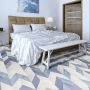 Пробковые полы Corkstyle Chevron Пробковые полы Corkstyle Chevron Blue 1235×305×10