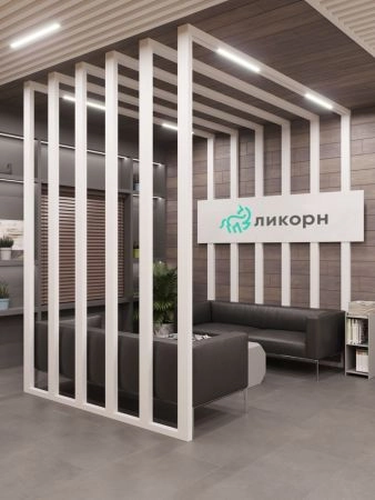 Ликорн Стеновая панель Брус декоративный белый матовый  40х70х2800мм