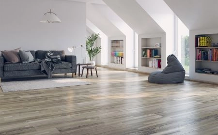 Паркетная доска Polarwood Паркетная доска Polarwood Ясень Living White Matt