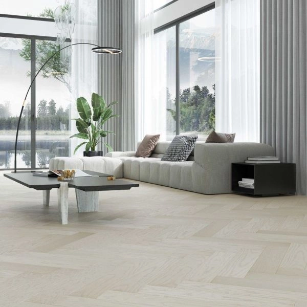 Композитная паркетная доска Quartz Parquet Елка Дуб песочный 33-408 венгерская елка 635×127×5