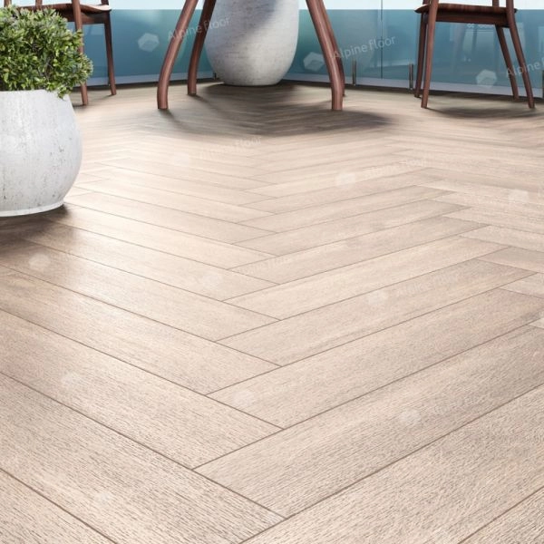 Кварц виниловое покрытие Alpine Floor Parquet LVT Клеевая Parquet LVT Макадамия ЕСО 16-10 венгерская елка 590×118×2,5