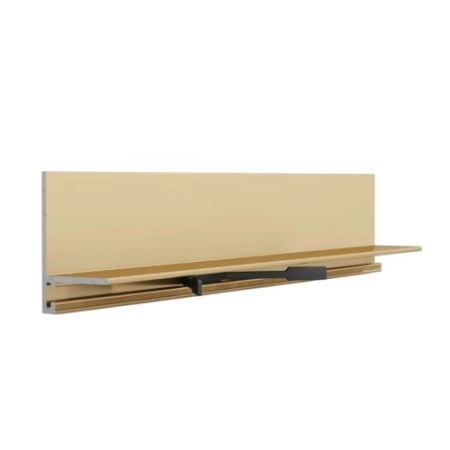 Микроплинтус алюминиевый Laconistiq MICRO L Gold Edition 17-14/1-245 2450×25,8×16,2