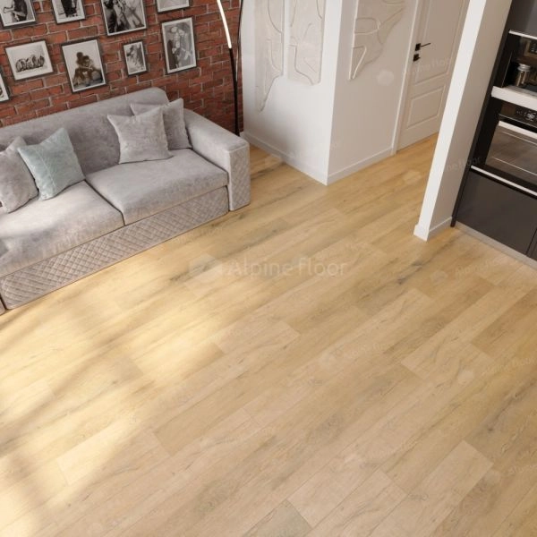 Кварц виниловое покрытие Alpine Floor Premium XL Дуб Медовый ECO 7-16 1220×183×8