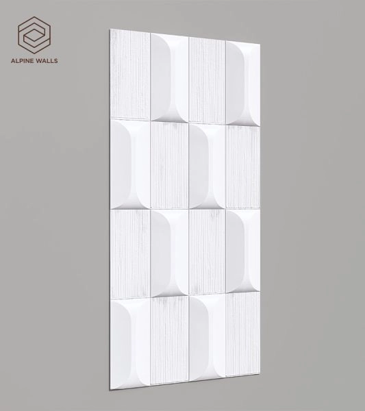 Стеновая панель под покраску Alpine Walls Geometrium ECOGR0210W 1200*600*25
