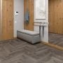 Кварц виниловое покрытие Alpine Floor Parquet LVT Клеевая Parquet LVT Дуб Мерга ЕСО 16-13 венгерская елка 590×118×2,5