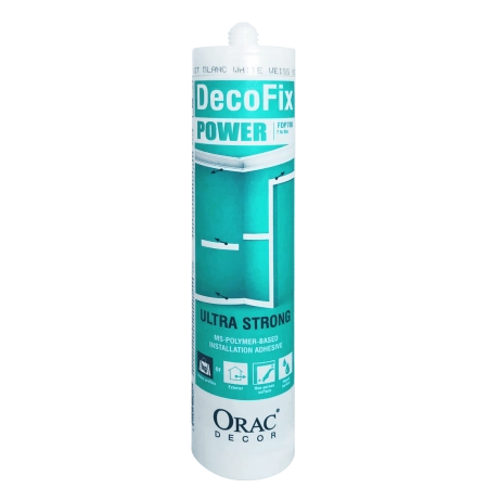 Паркетная химия Клей для плинтуса Orac Decor Экстрасильный клей DECOFIX POWER FDP700 310 мл