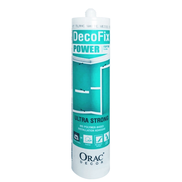 Паркетная химия Клей для плинтуса Orac Decor Экстрасильный клей DECOFIX POWER FDP700 310 мл